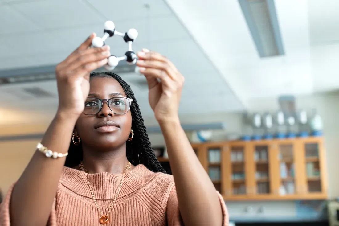 Nathena Murray conducting research.